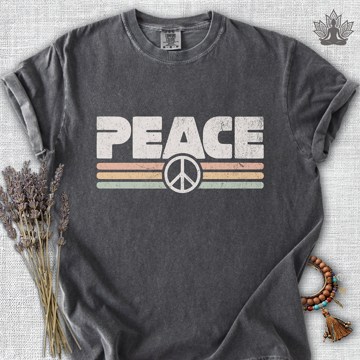 Peace Retro Comfort Colors® Tee