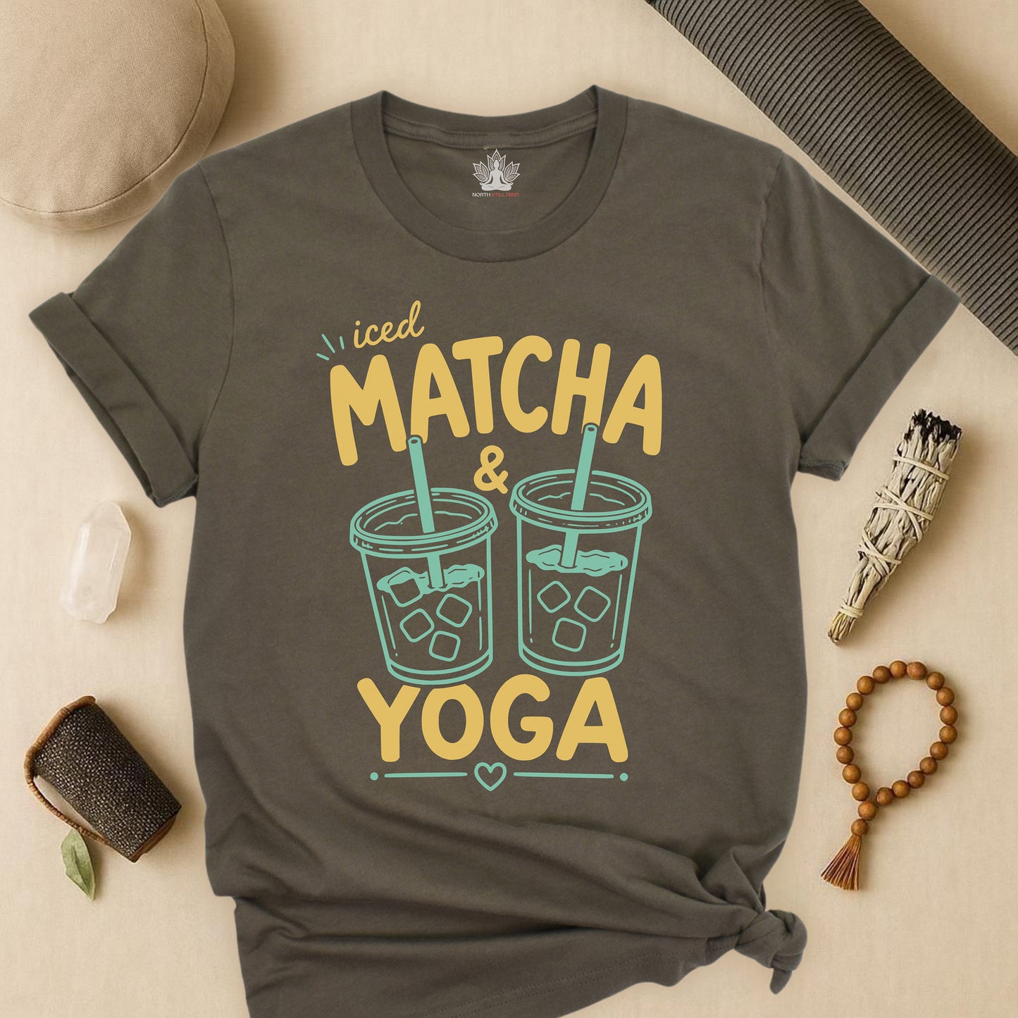 Iced Matcha & Yoga Tee