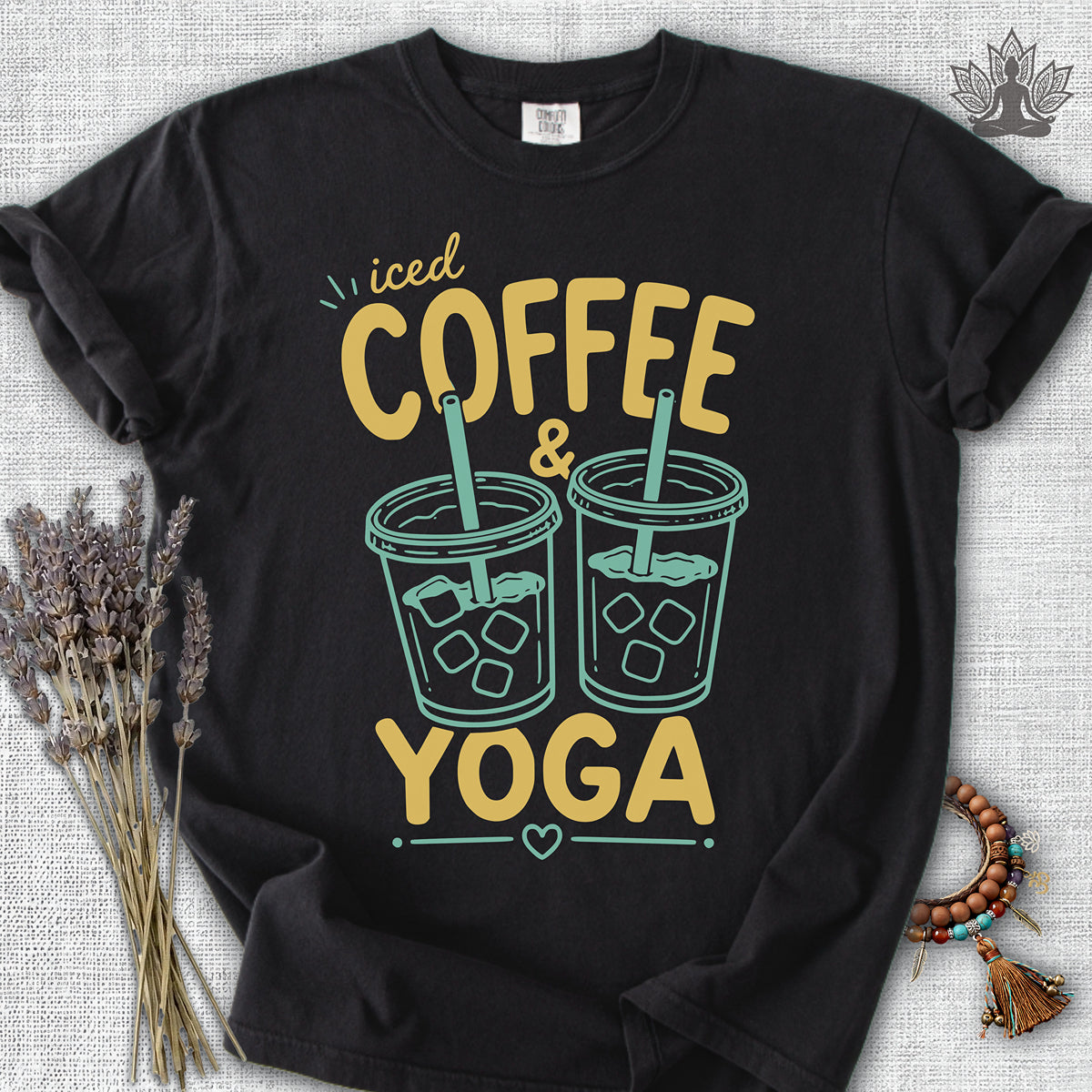 Iced Coffee & Yoga Comfort Colors® Tee