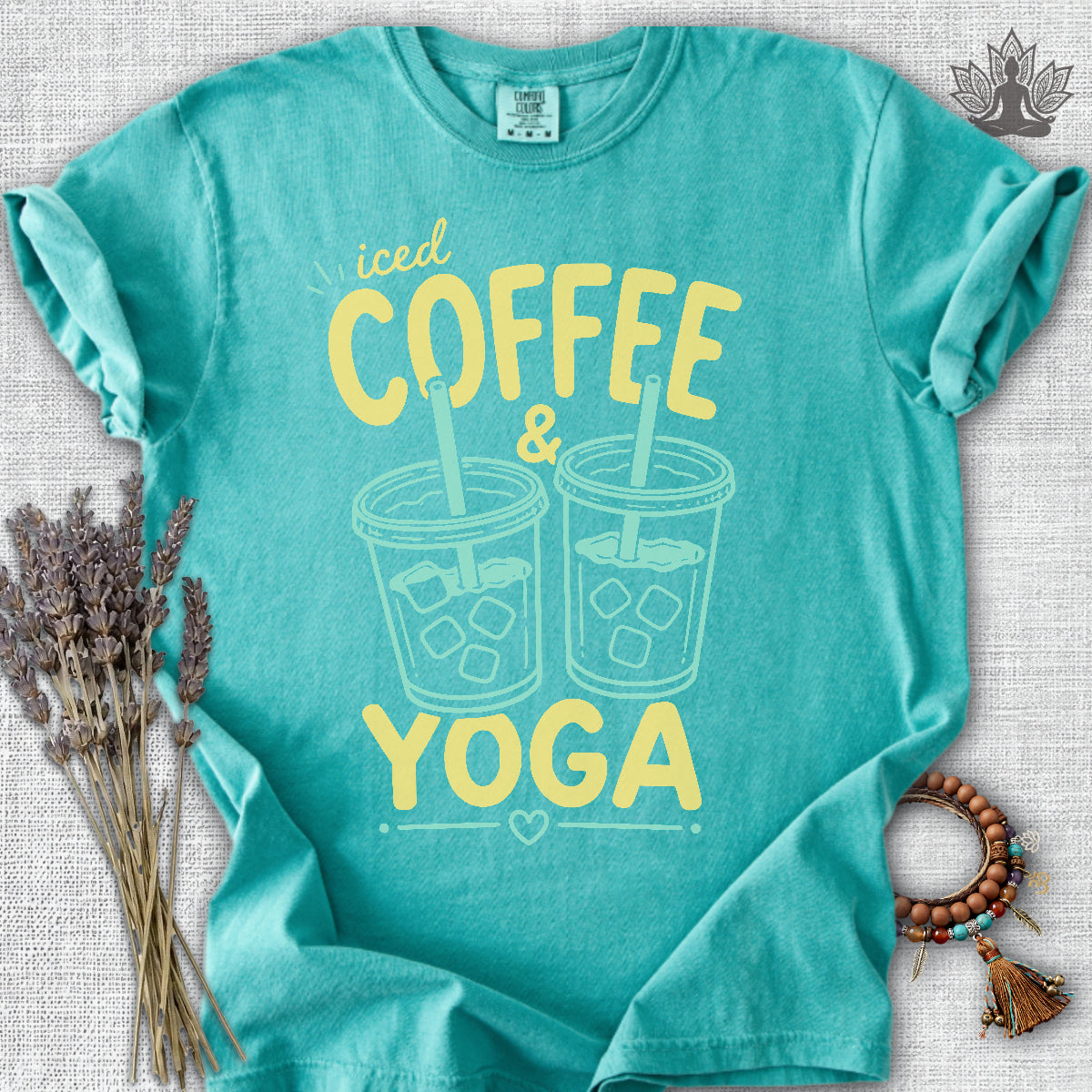Iced Coffee & Yoga Comfort Colors® Tee