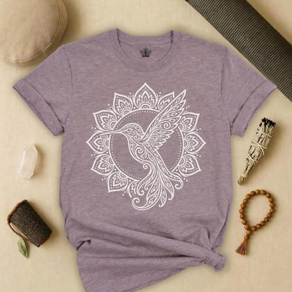 Hummingbird & Mandala Tee