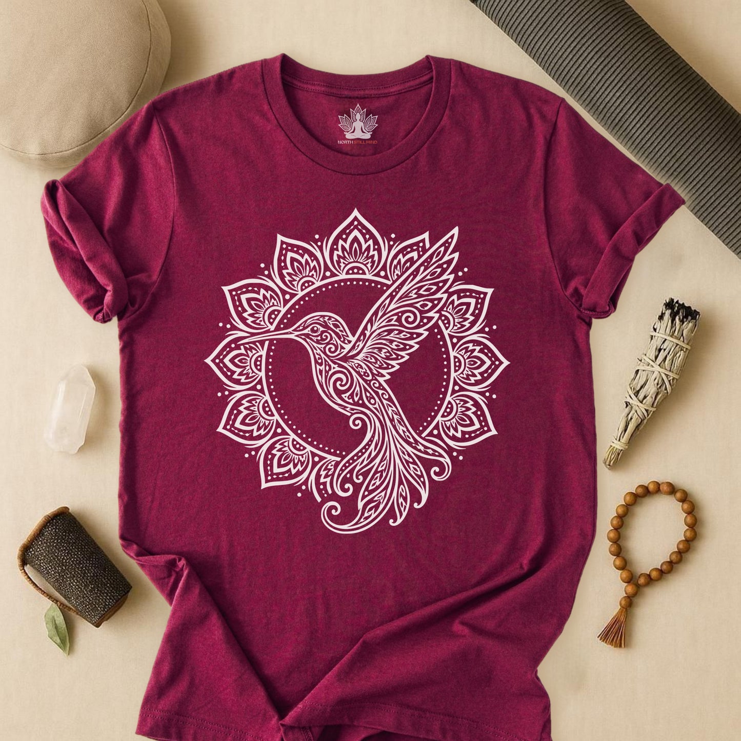 Hummingbird & Mandala Tee