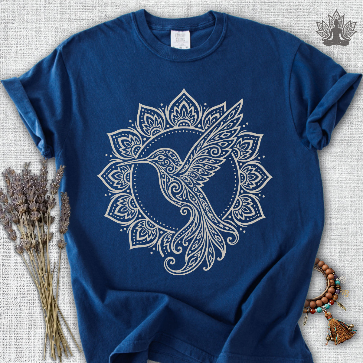 Hummingbird & Mandala Comfort Colors® Tee