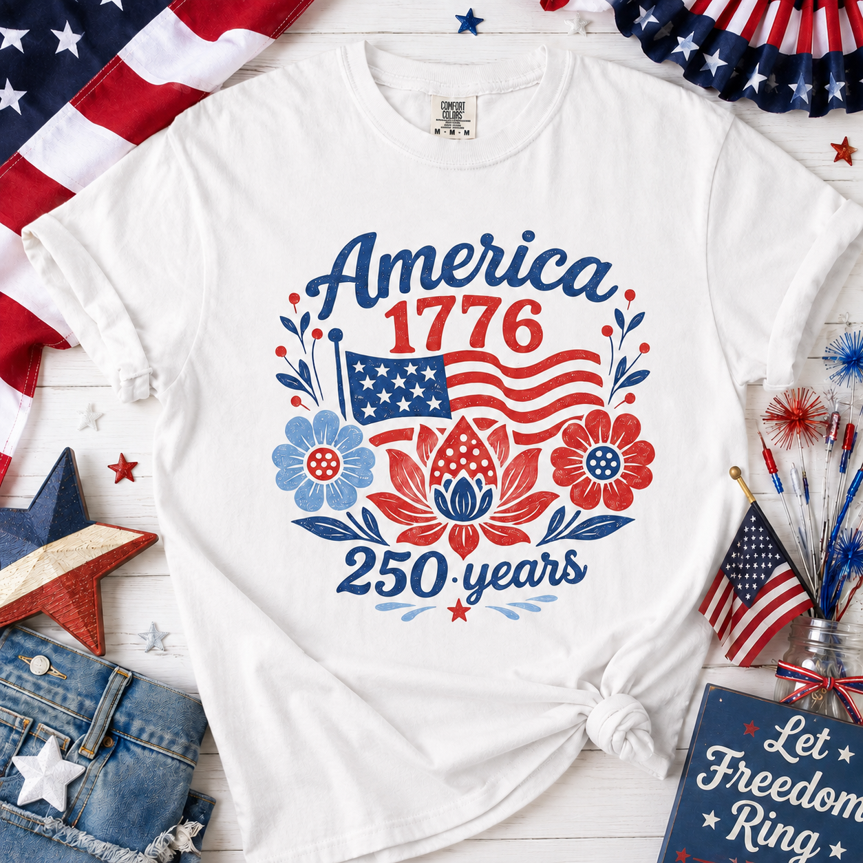Limited Edition - 4th Of July Comfort Colors® Tee