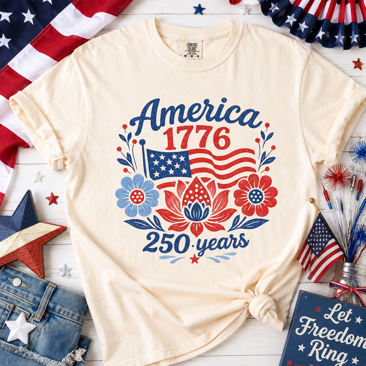 Limited Edition - 4th Of July Comfort Colors® Tee