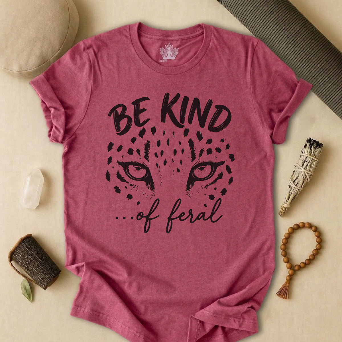 Be Kind Of Feral Leopard Tee