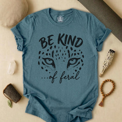 Be Kind Of Feral Leopard Tee