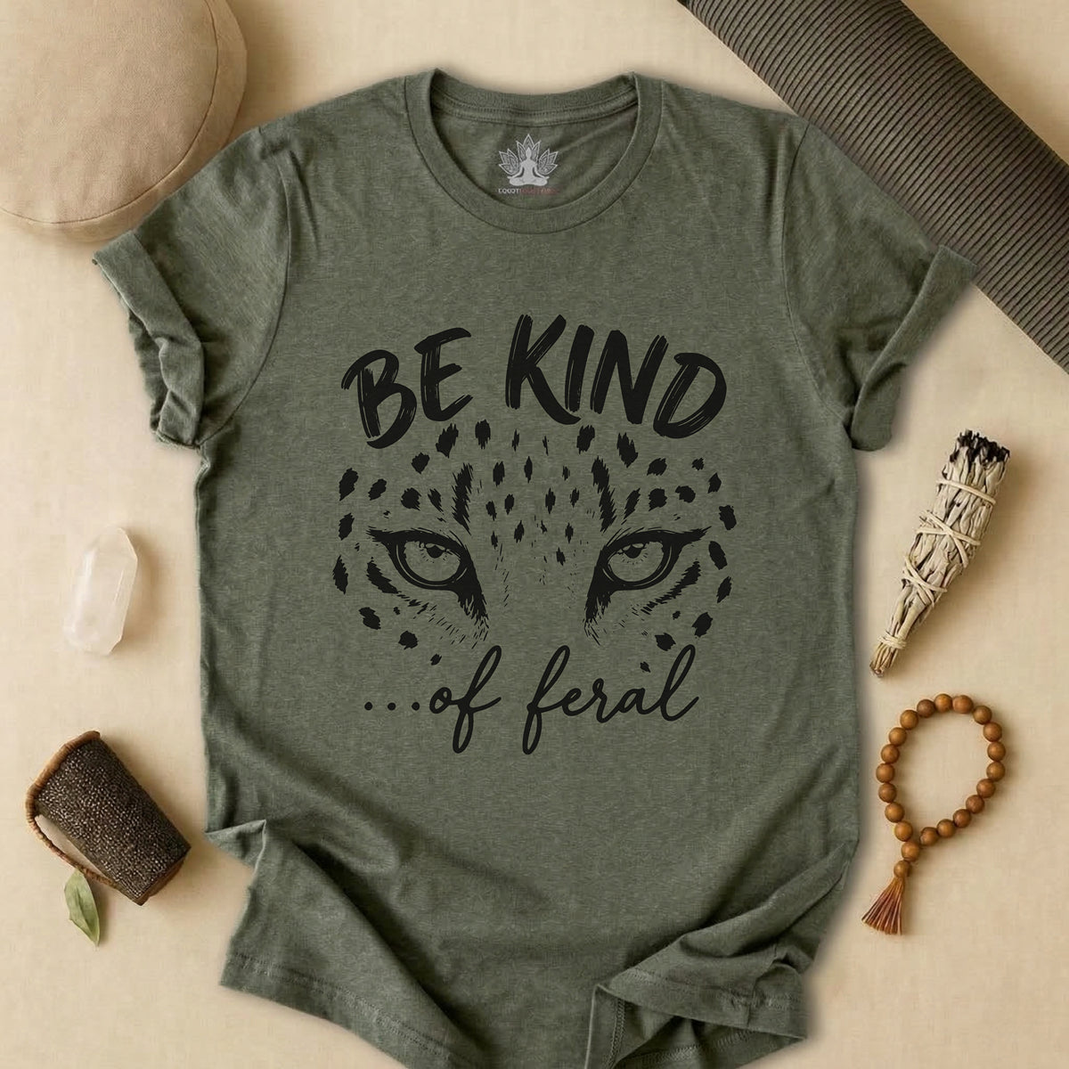 Be Kind Of Feral Leopard Tee