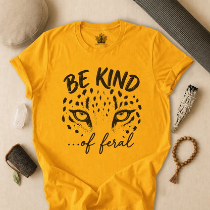 Be Kind Of Feral Leopard Tee