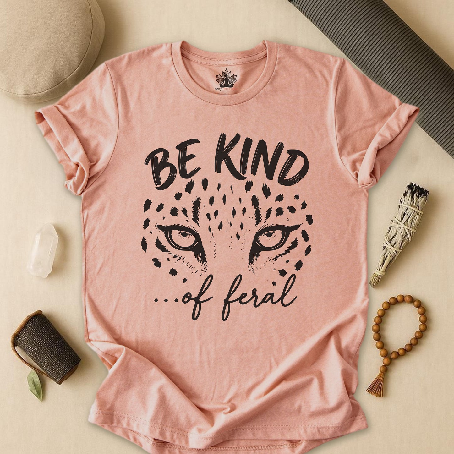 Be Kind Of Feral Leopard Tee