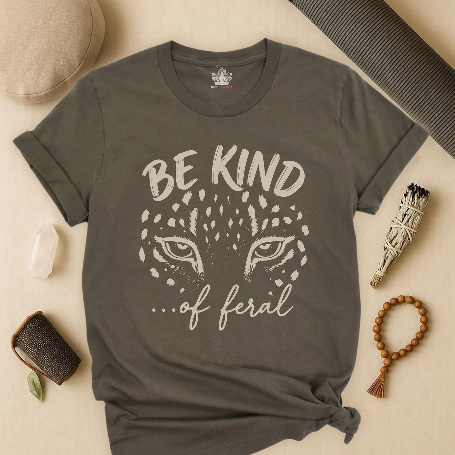 Be Kind Of Feral Leopard Tee