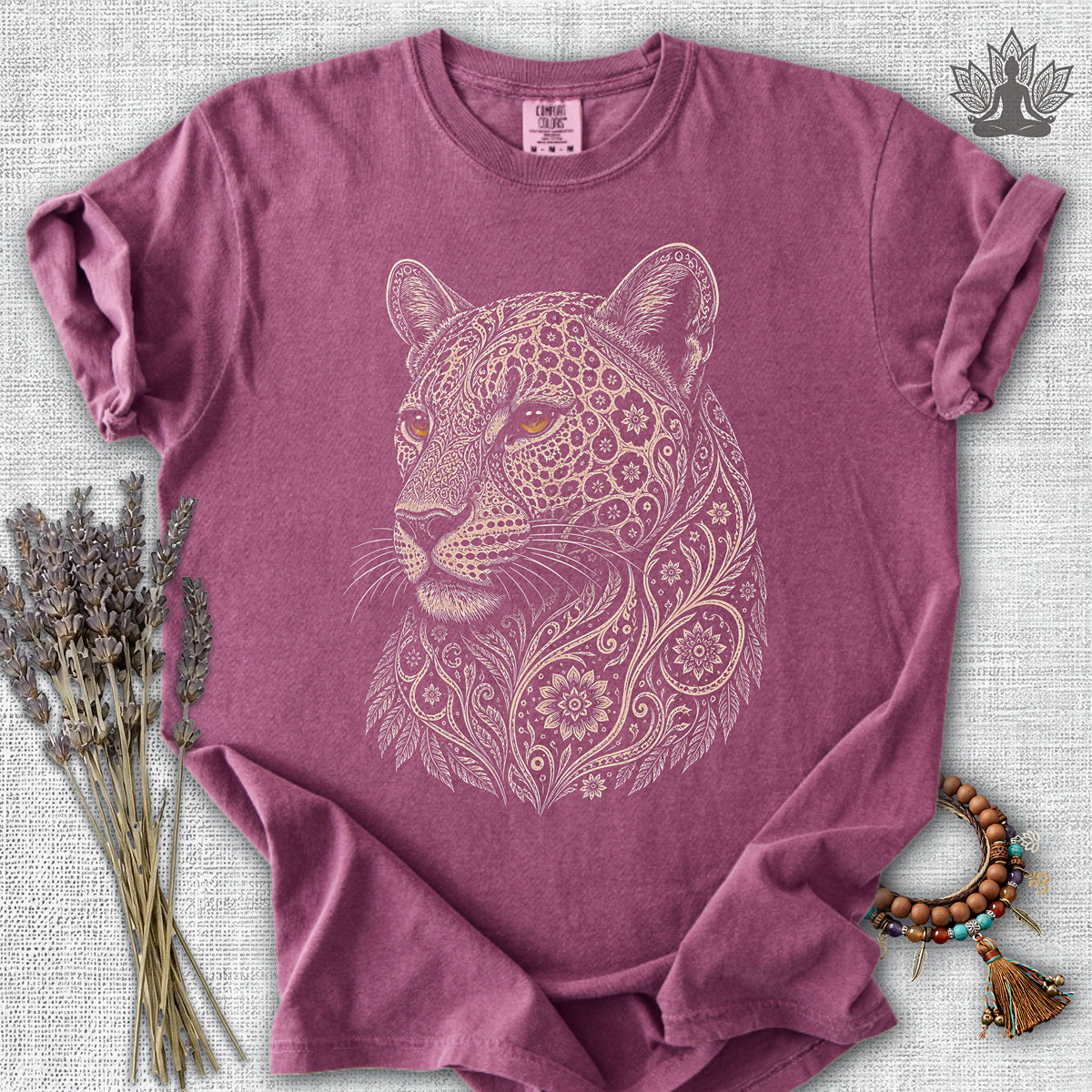 Mandala Leopard Comfort Colors® Tee