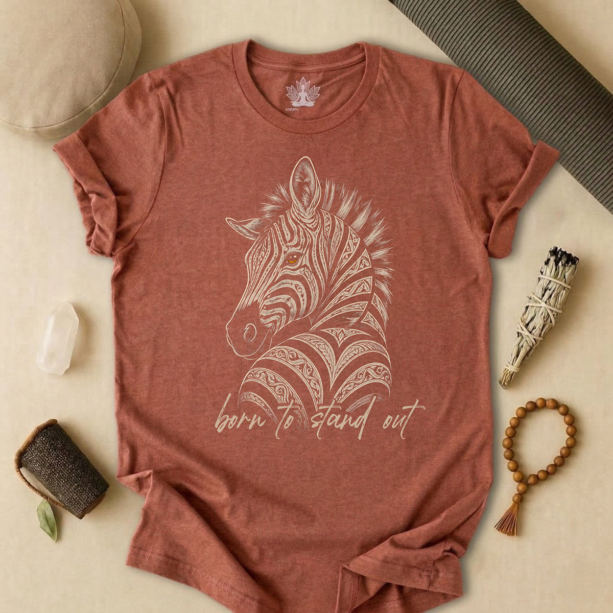 Born To Stand Out Zebra Tee