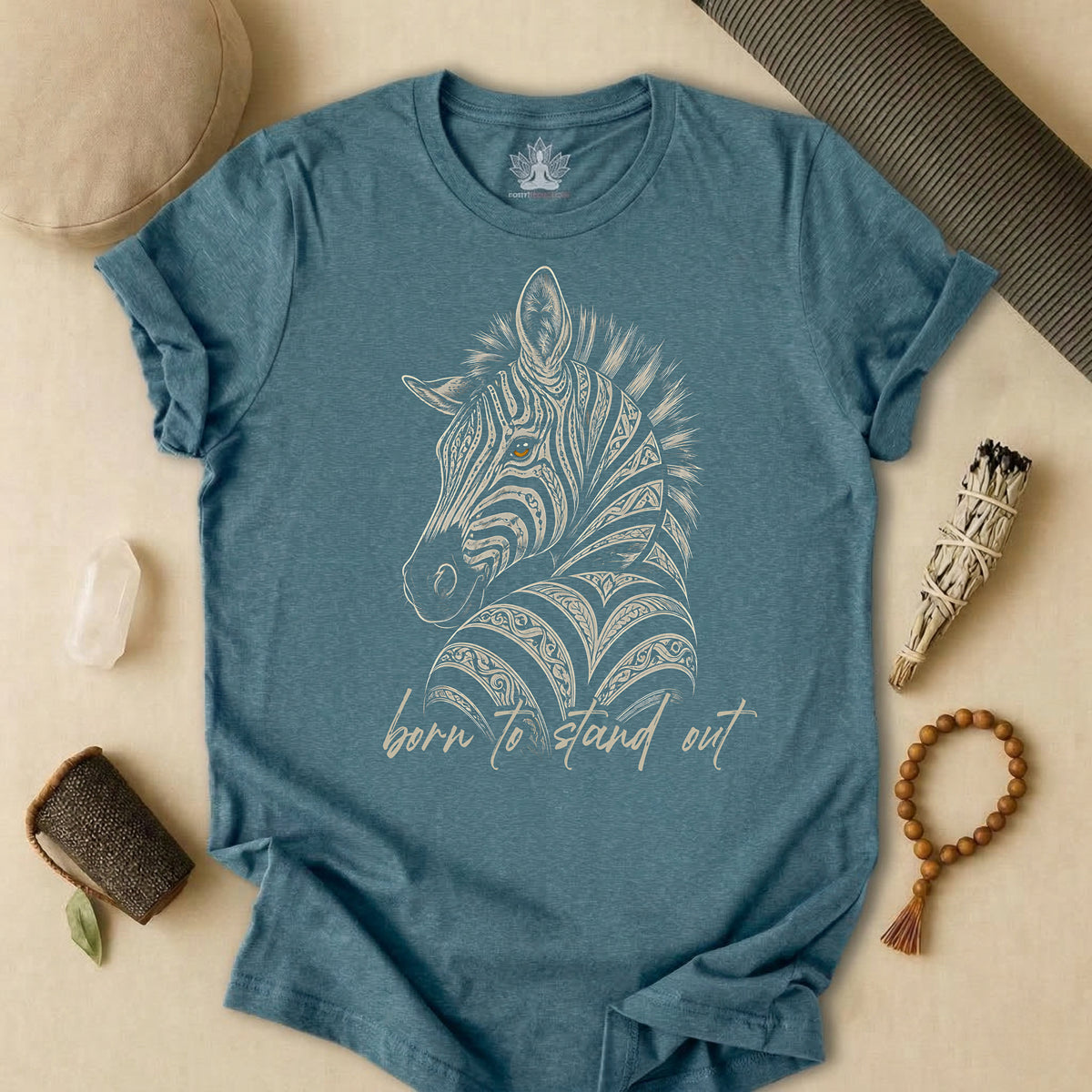 Born To Stand Out Zebra Tee