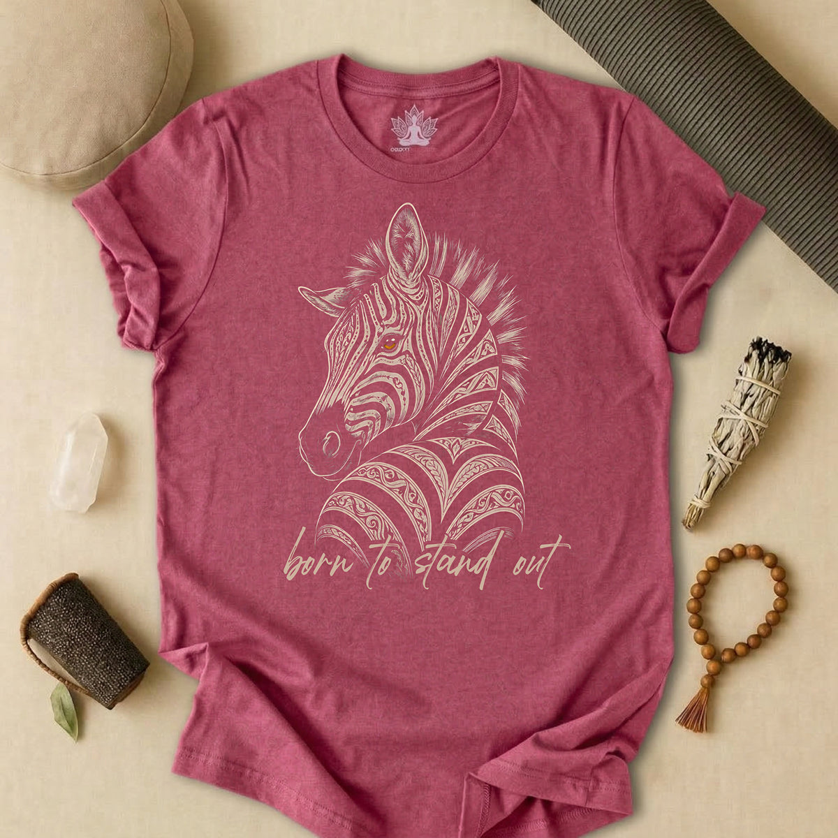 Born To Stand Out Zebra Tee