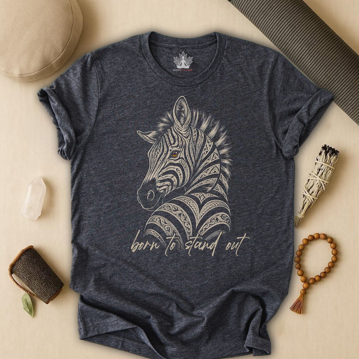 Born To Stand Out Zebra Tee