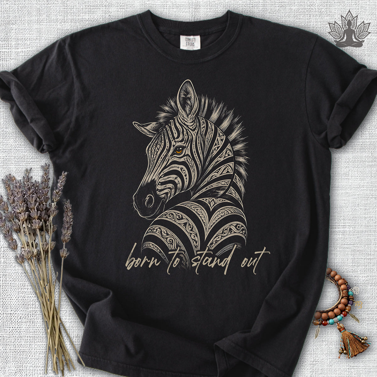 Born To Stand Out Zebra Comfort Colors® Tee