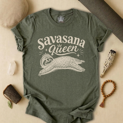 Savasana Queen Sloth Tee