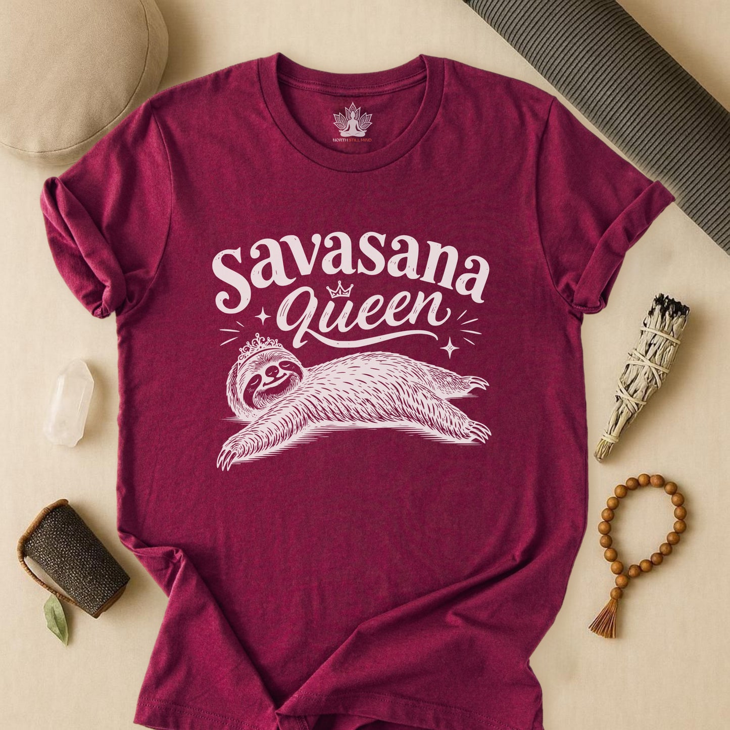 Savasana Queen Sloth Tee