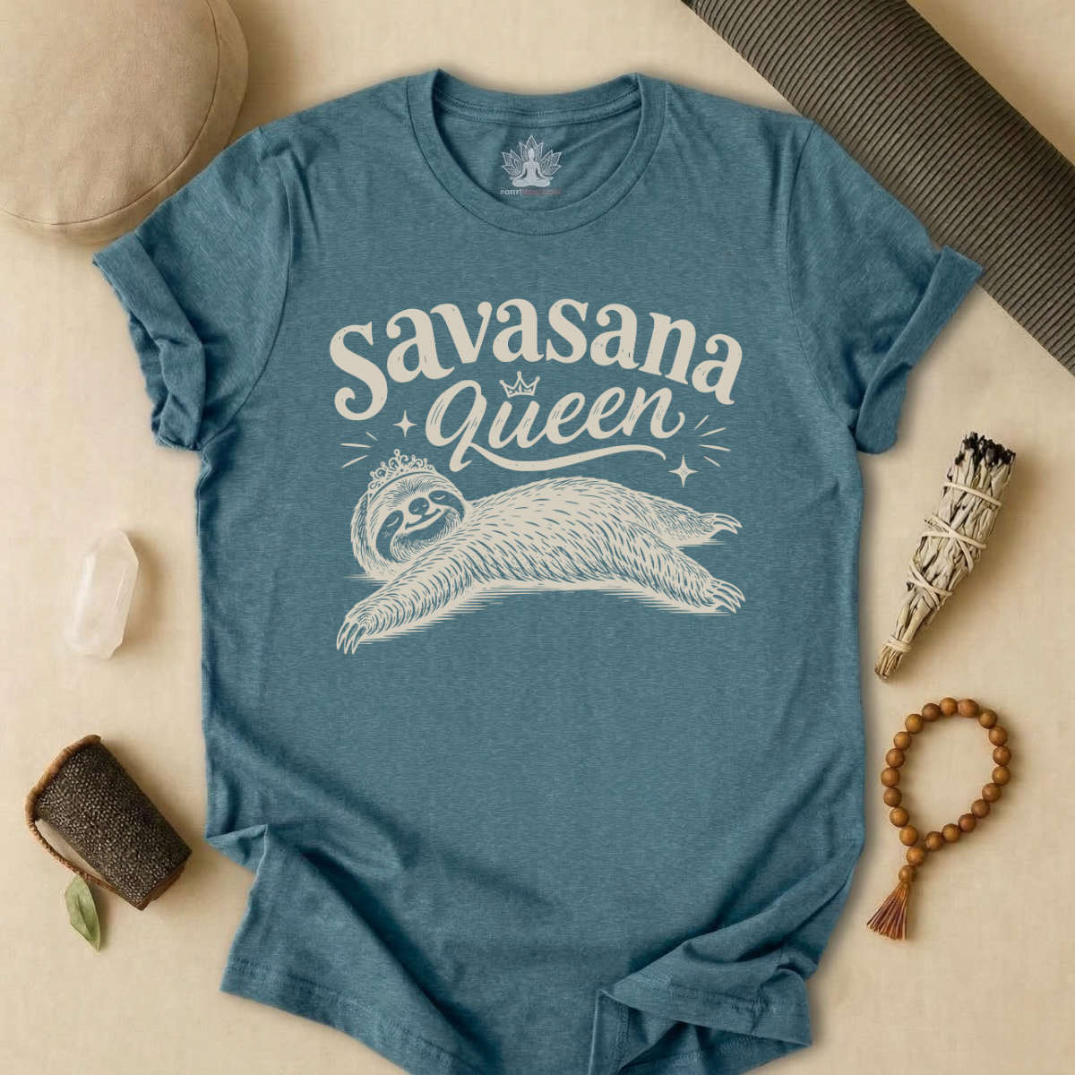 Savasana Queen Sloth Tee