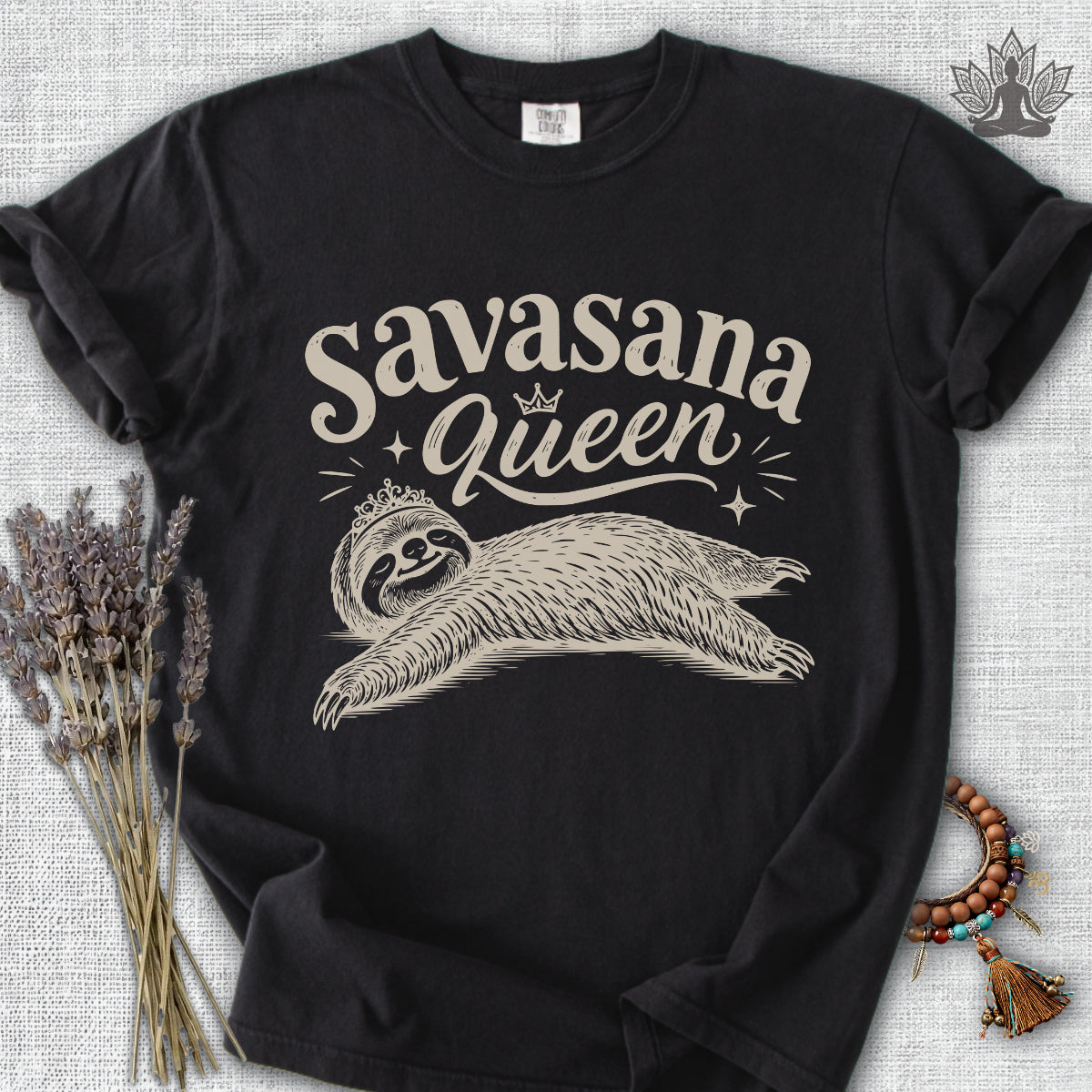 Savasana Queen Sloth Comfort Colors® Tee