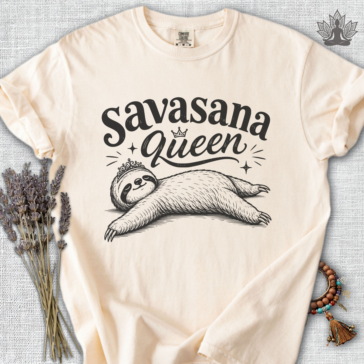 Savasana Queen Sloth Comfort Colors® Tee