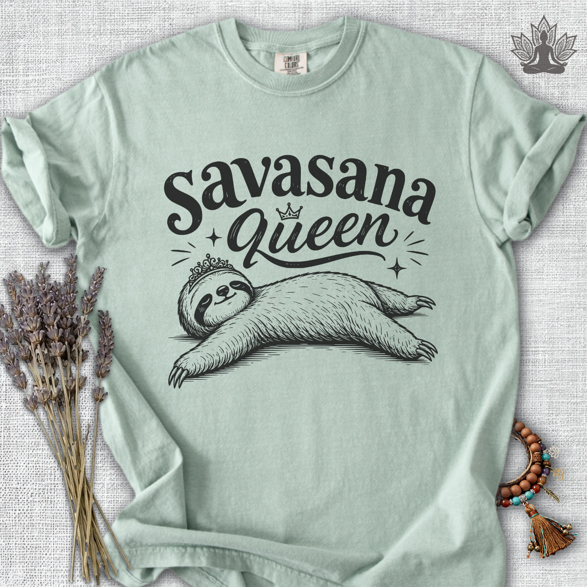 Savasana Queen Sloth Comfort Colors® Tee