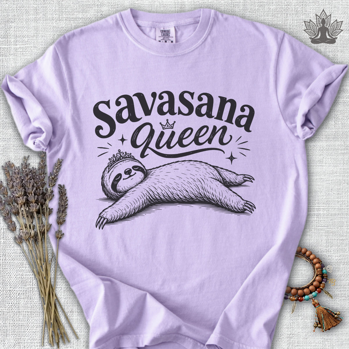 Savasana Queen Sloth Comfort Colors® Tee