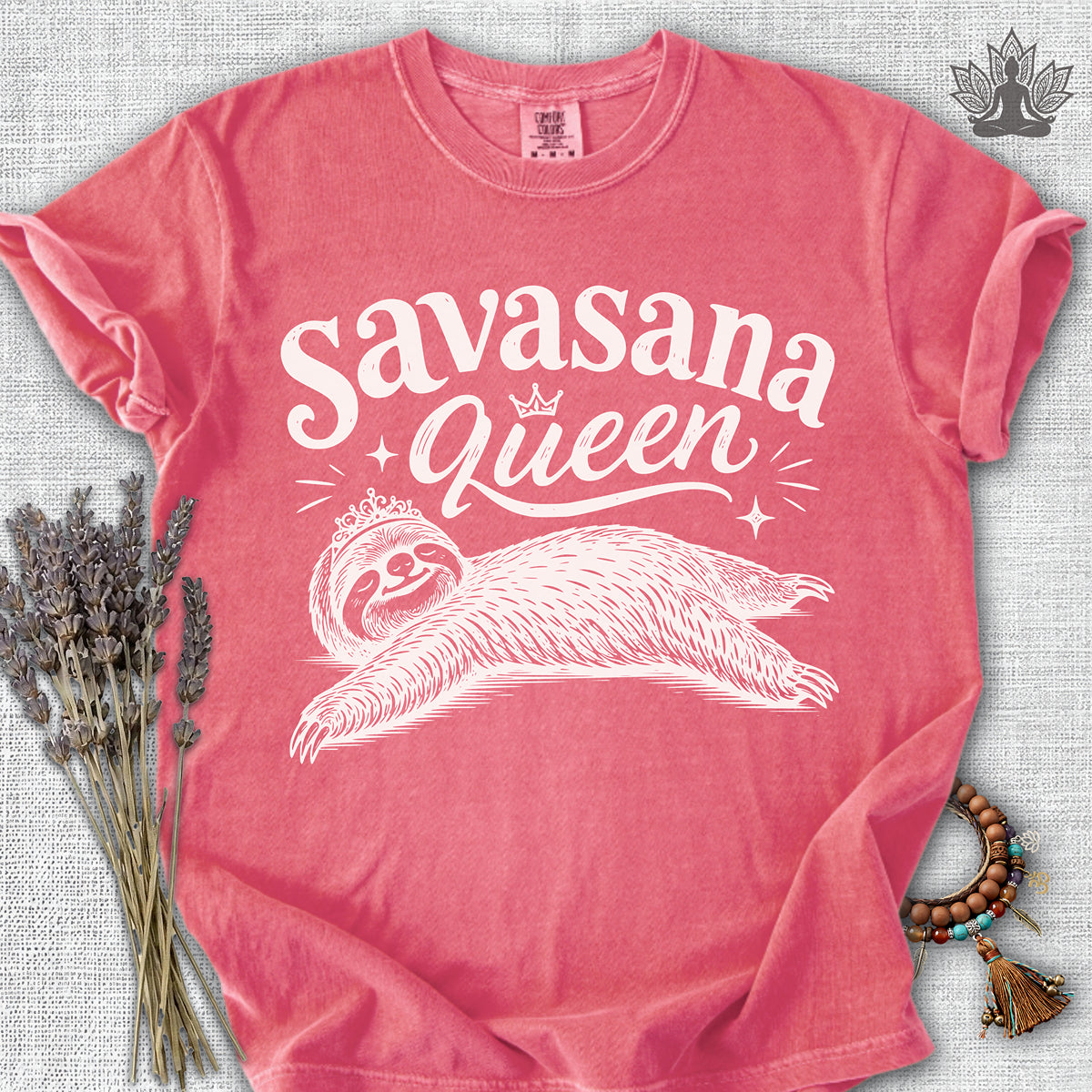 Savasana Queen Sloth Comfort Colors® Tee