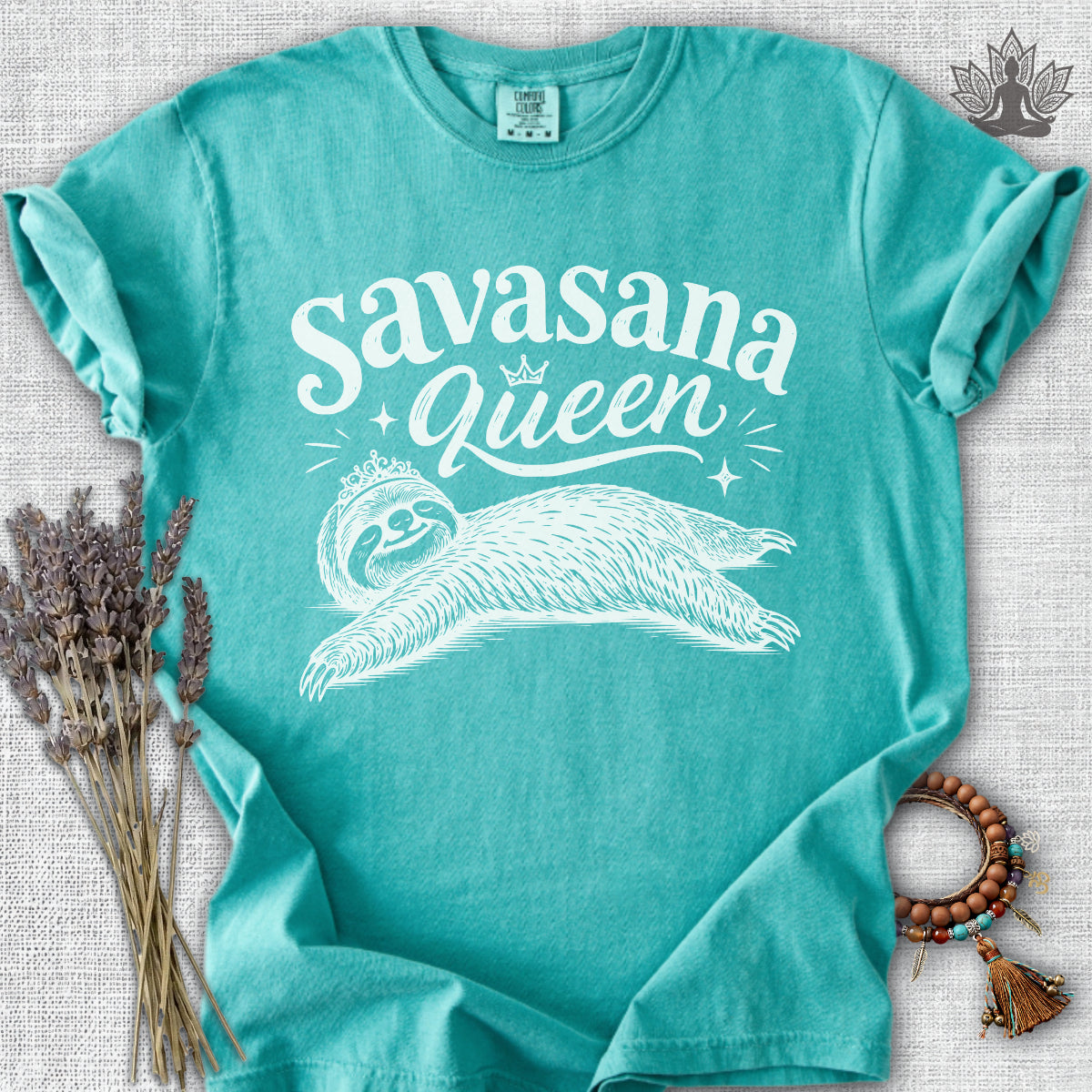 Savasana Queen Sloth Comfort Colors® Tee