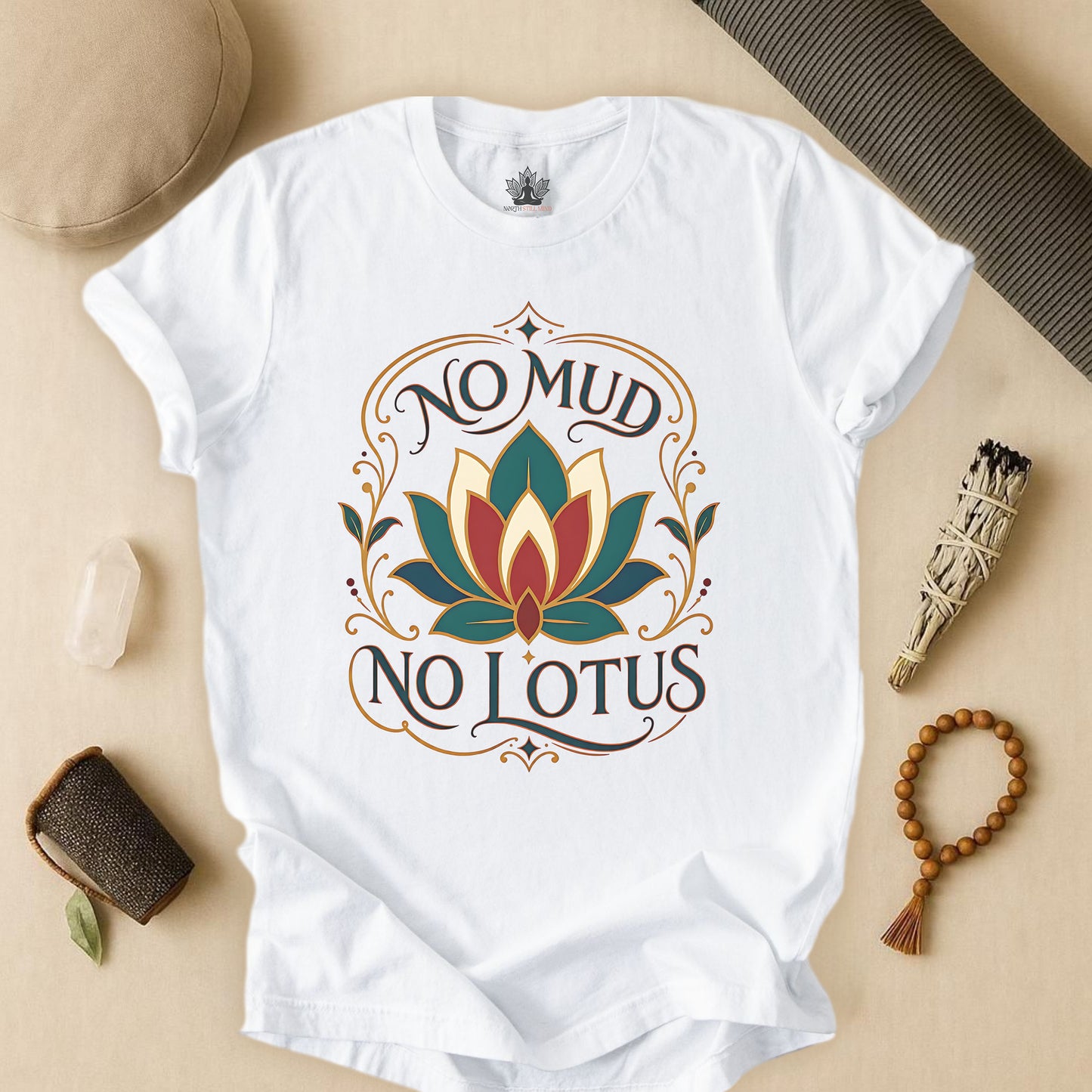 No Mud No Lotus Boho Tee