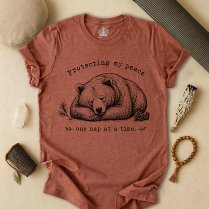 Protecting My Peace Bear Tee