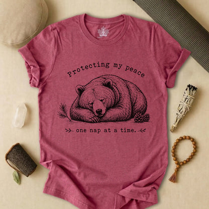 Protecting My Peace Bear Tee
