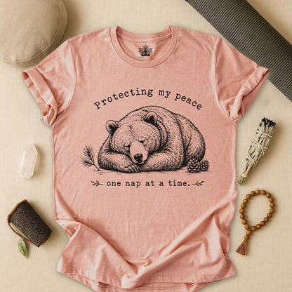 Protecting My Peace Bear Tee
