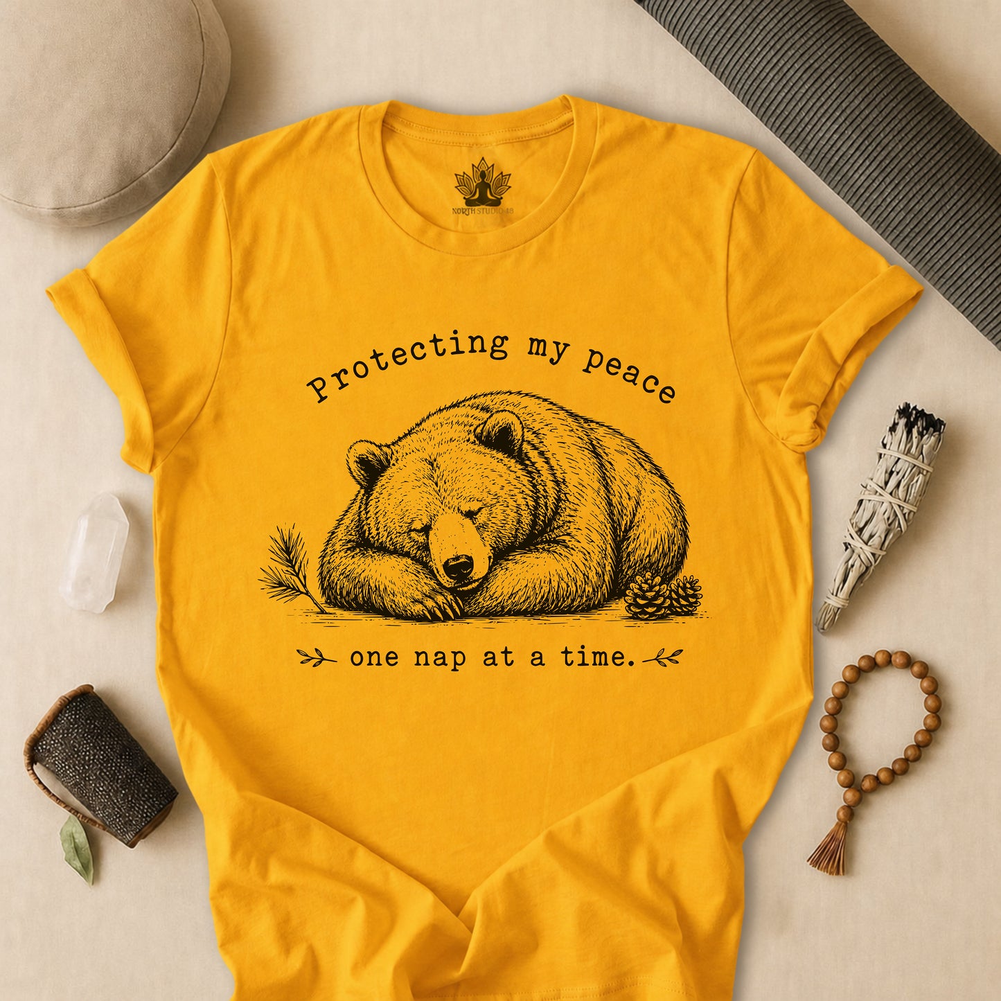 Protecting My Peace Bear Tee
