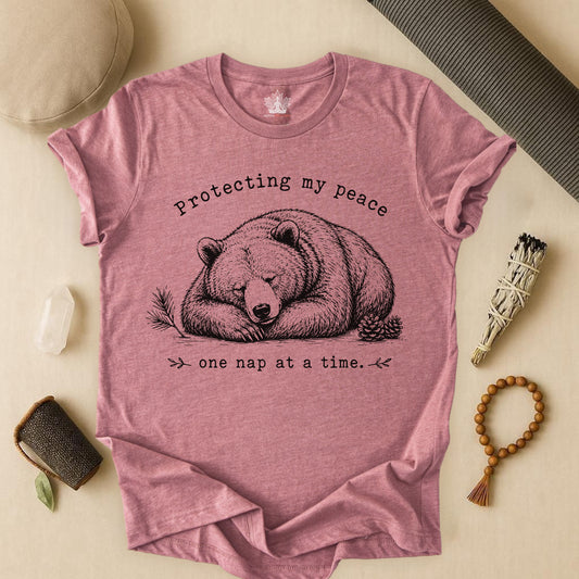 Protecting My Peace Bear Tee