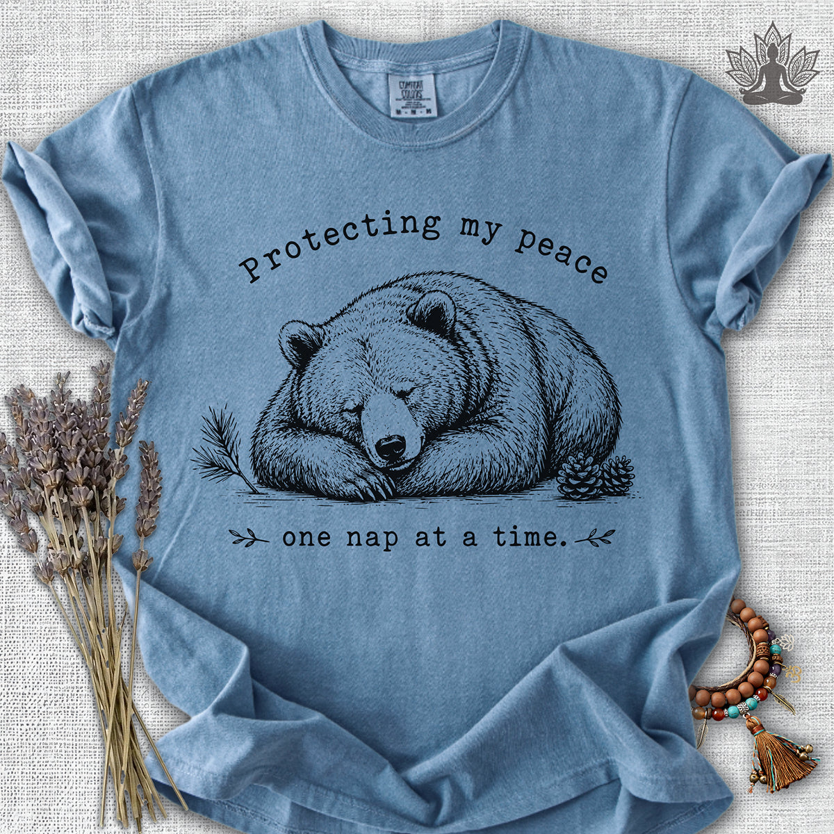 Protecting My Peace Bear Comfort Colors® Tee
