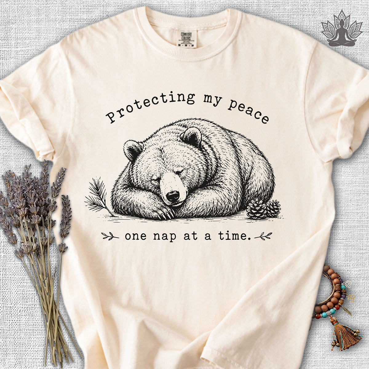 Protecting My Peace Bear Comfort Colors® Tee