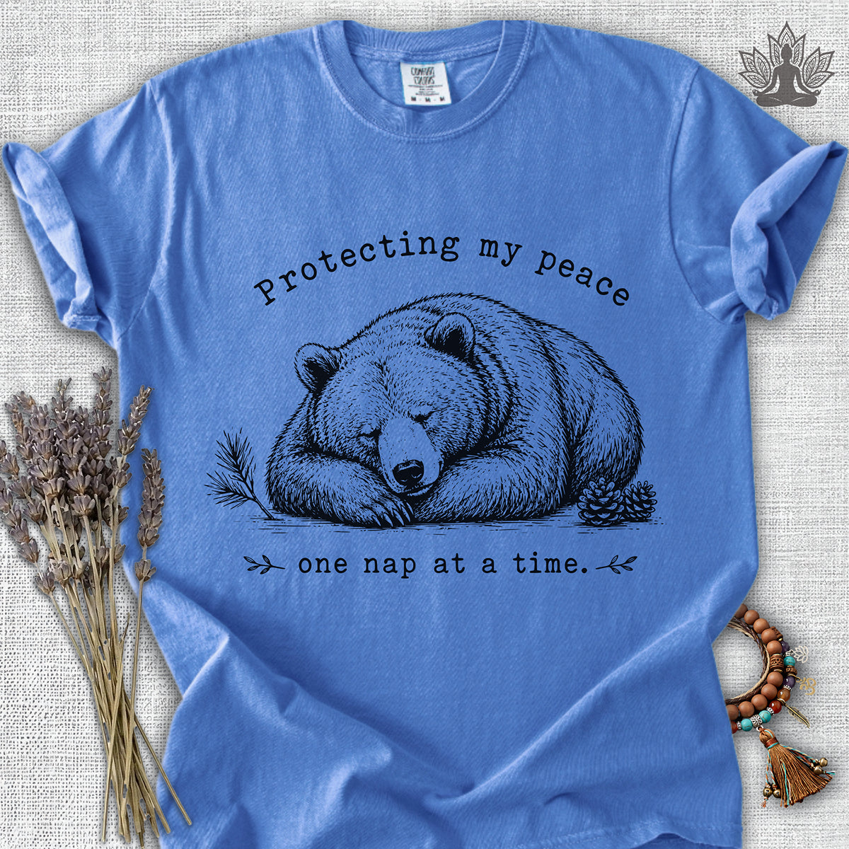 Protecting My Peace Bear Comfort Colors® Tee
