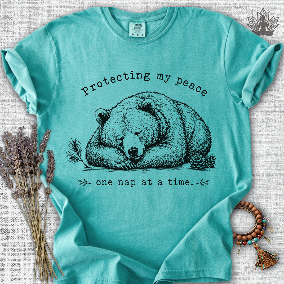 Protecting My Peace Bear Comfort Colors® Tee