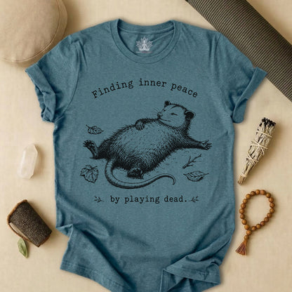 Finding Inner Peace Possum Tee