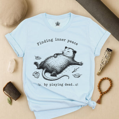 Finding Inner Peace Possum Tee