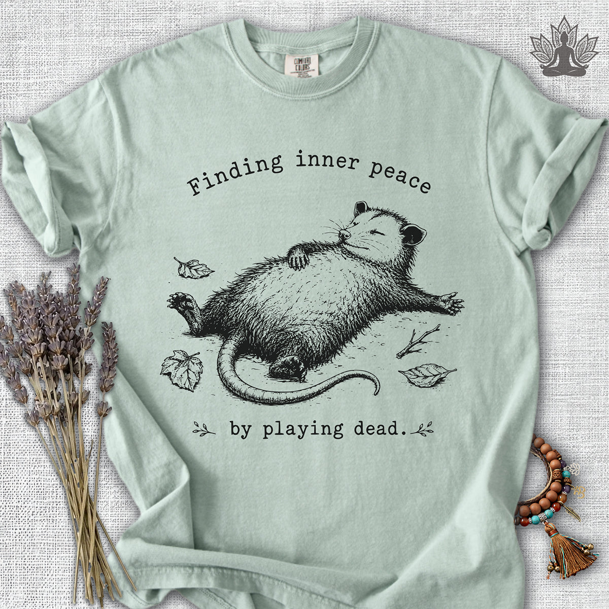 Finding Inner Peace Possum Comfort Colors® Tee