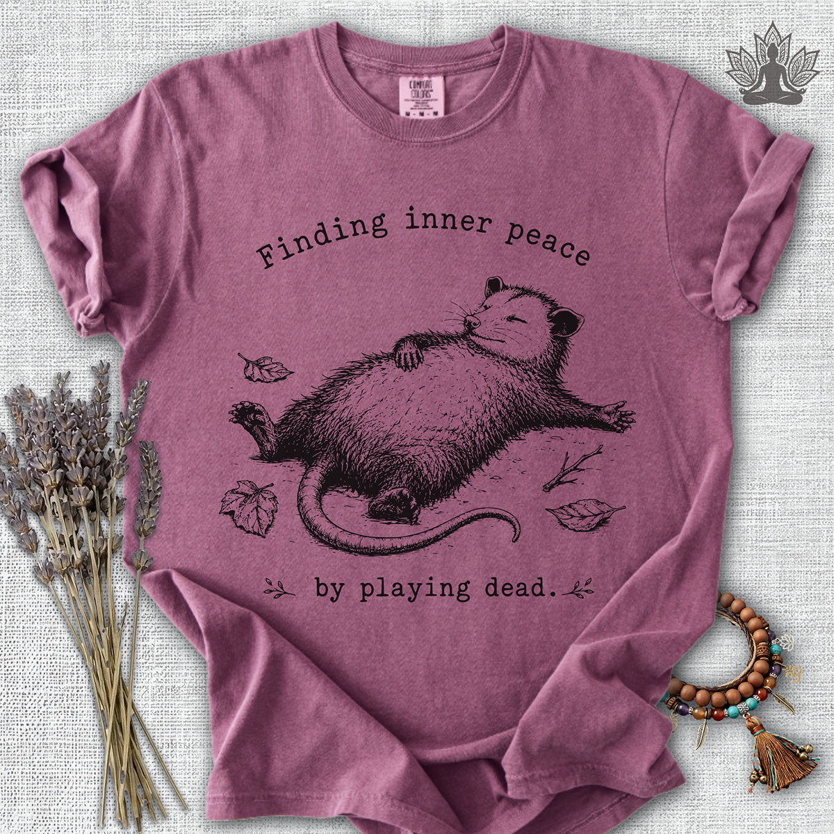 Finding Inner Peace Possum Comfort Colors® Tee
