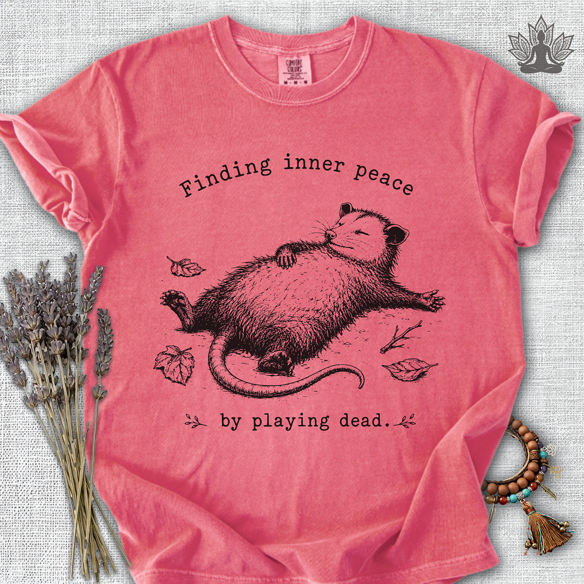 Finding Inner Peace Possum Comfort Colors® Tee