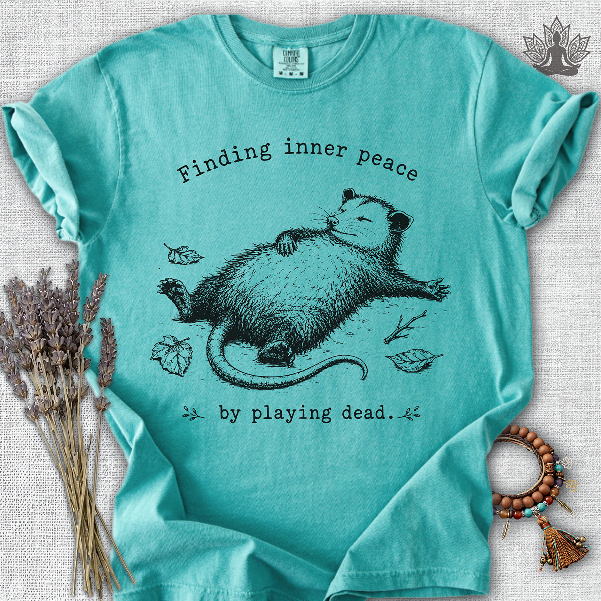 Finding Inner Peace Possum Comfort Colors® Tee