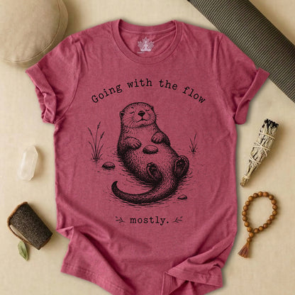 Going With The Flow Otter Tee