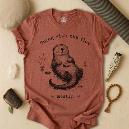 Going With The Flow Otter Tee
