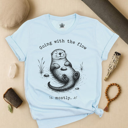 Going With The Flow Otter Tee