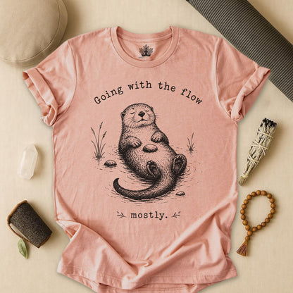 Going With The Flow Otter Tee